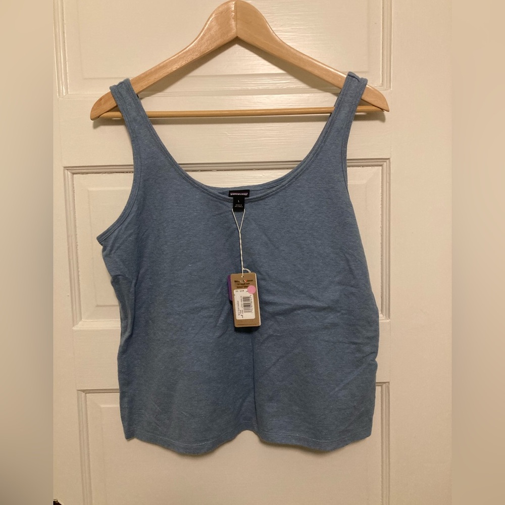 Patagonia Women's Trail Harbor Tank Top in Utility Blue, Size L